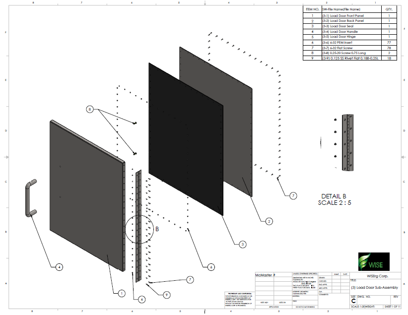RFQ package page 3 — H30 Customer Loading Unit