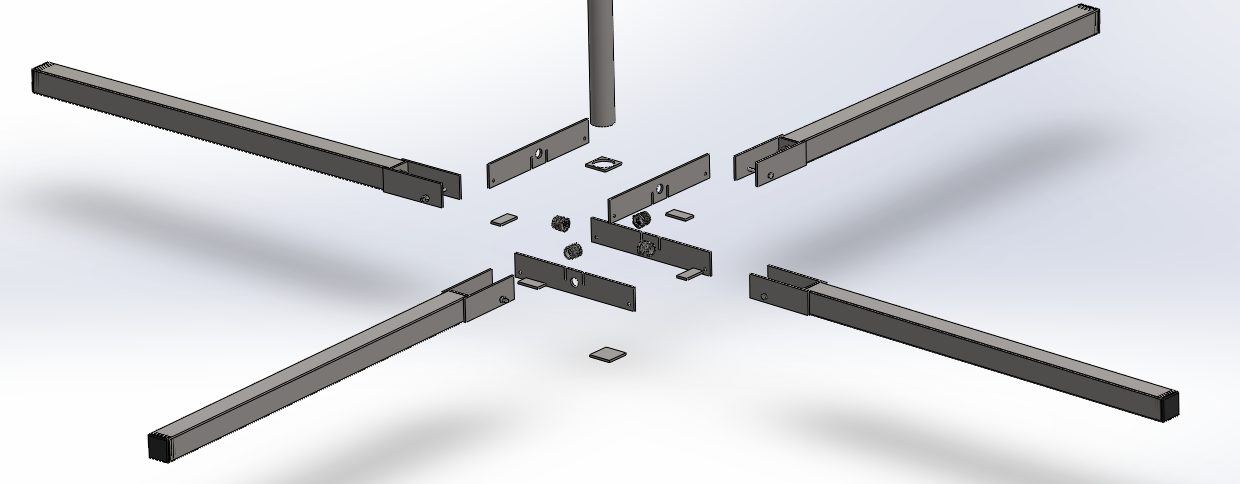 Folding aerator design
