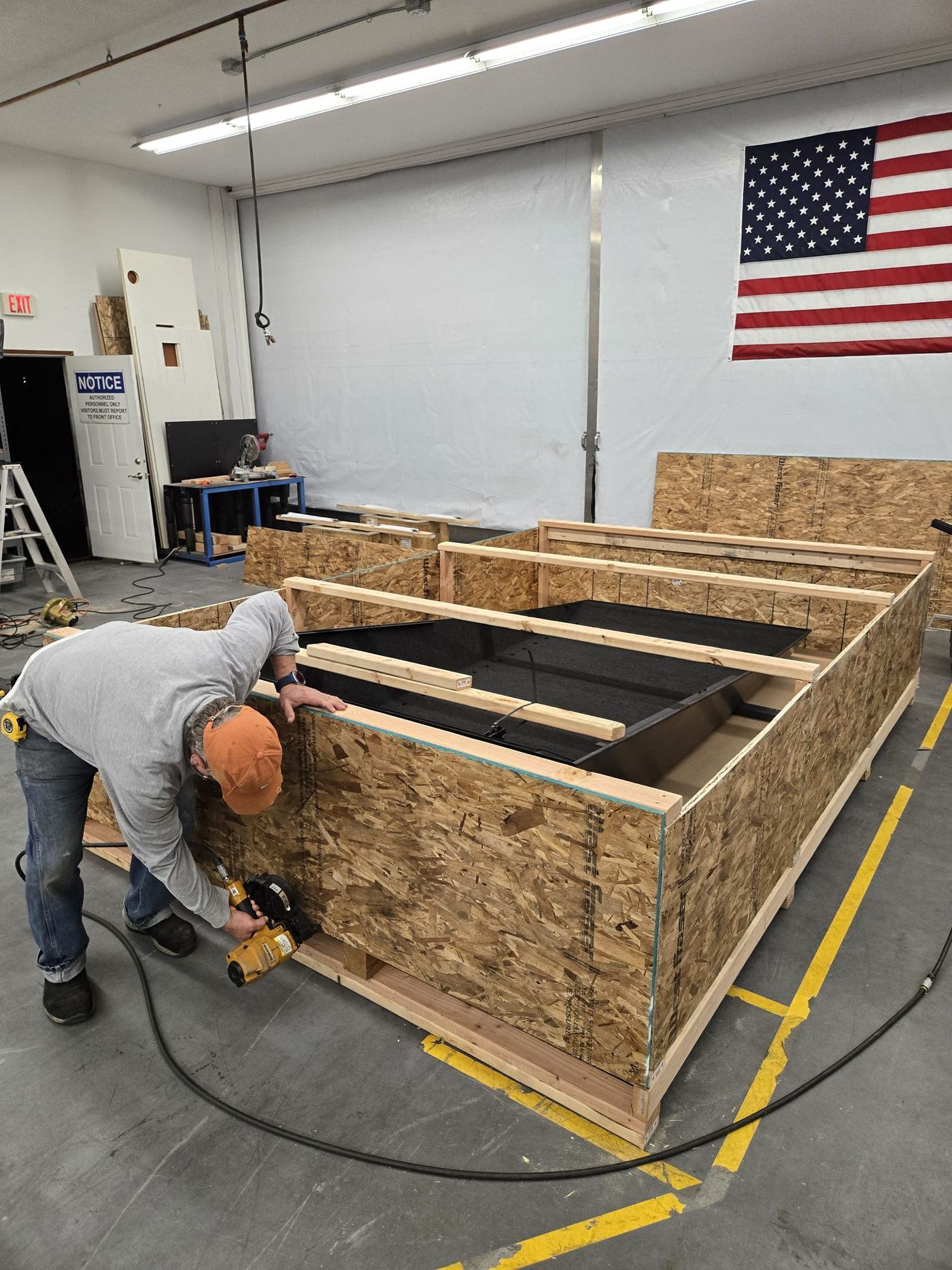 Packing a crate