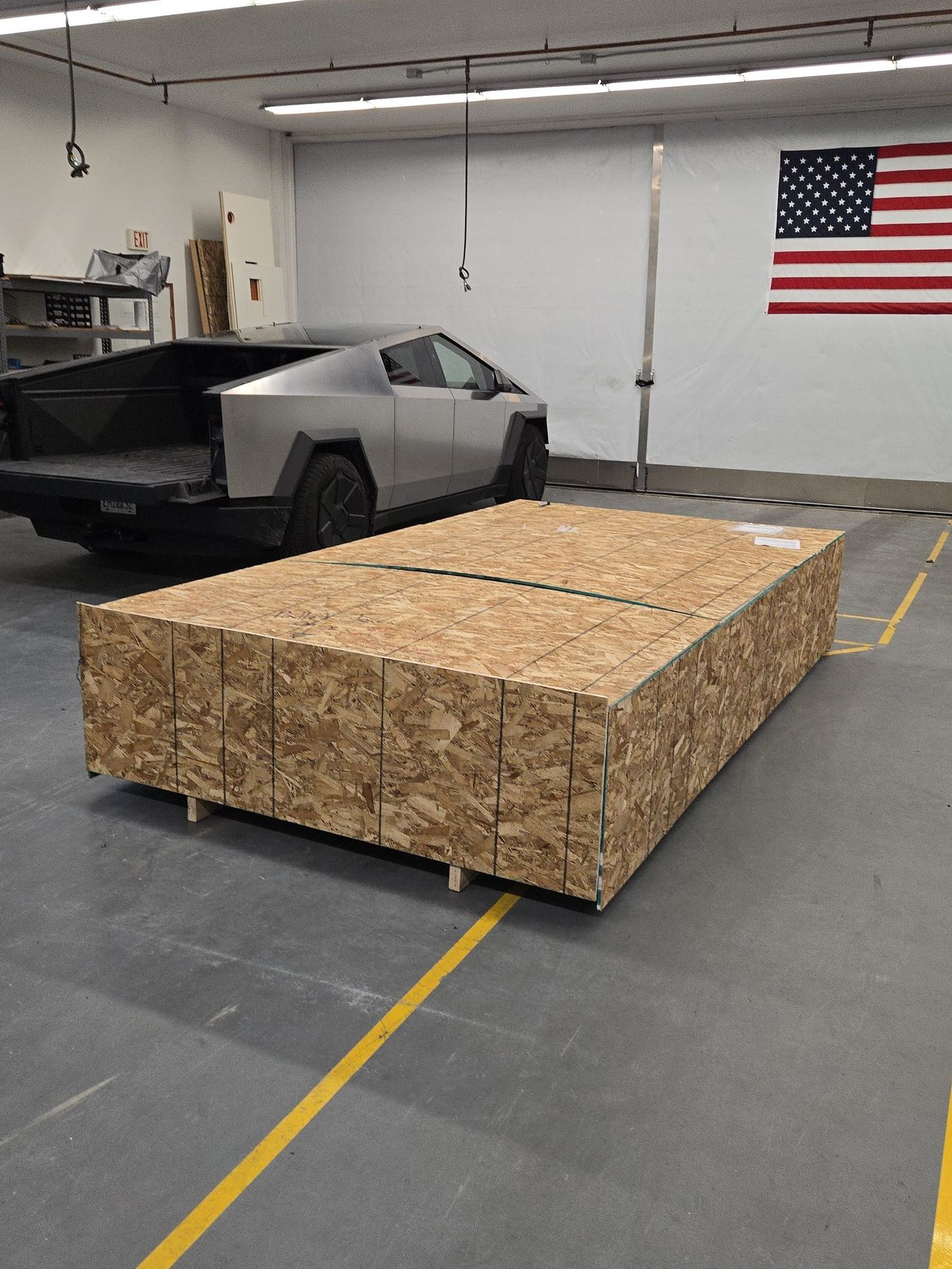 Crate ready for freight