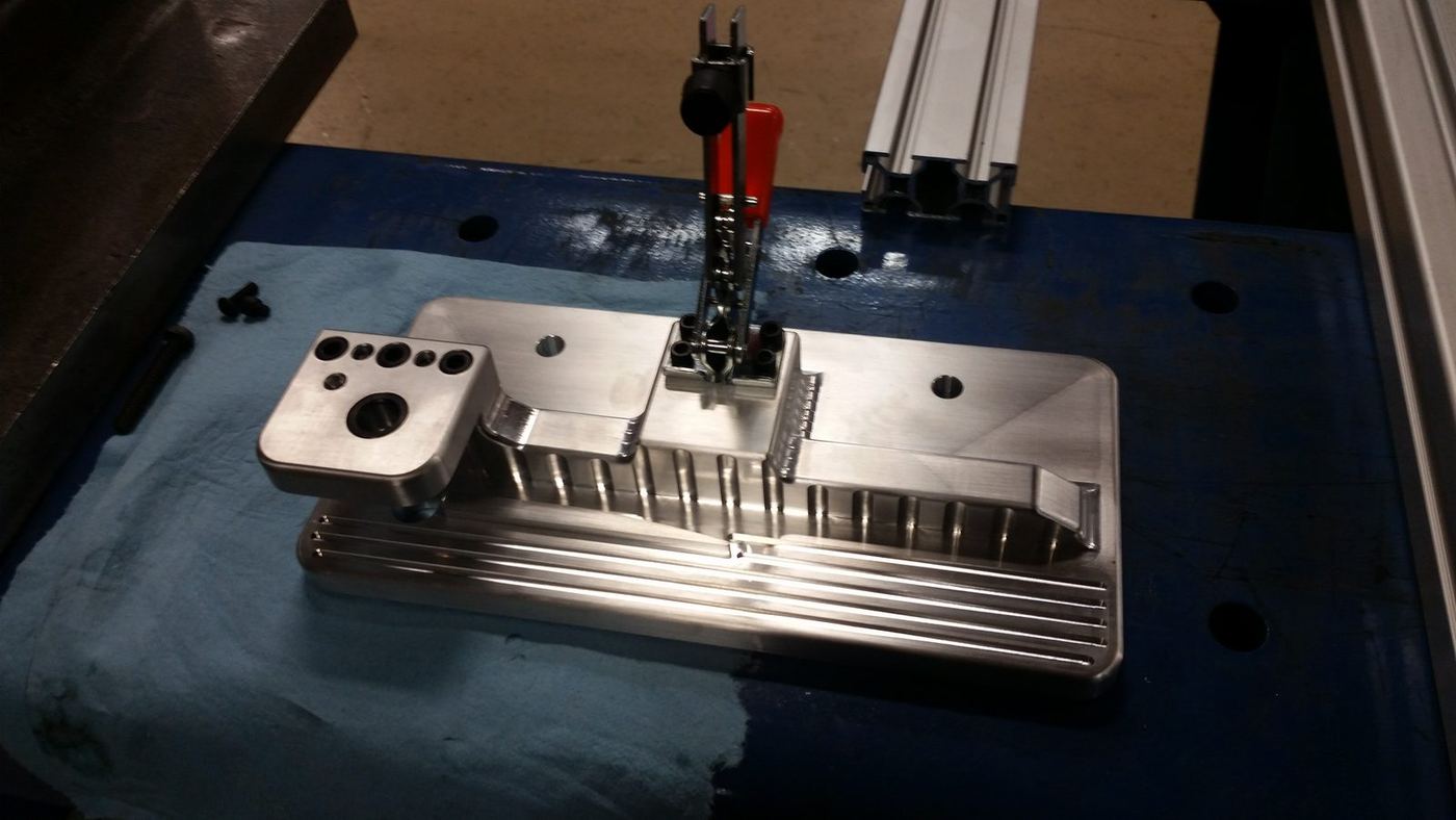 Extrusion drill fixture