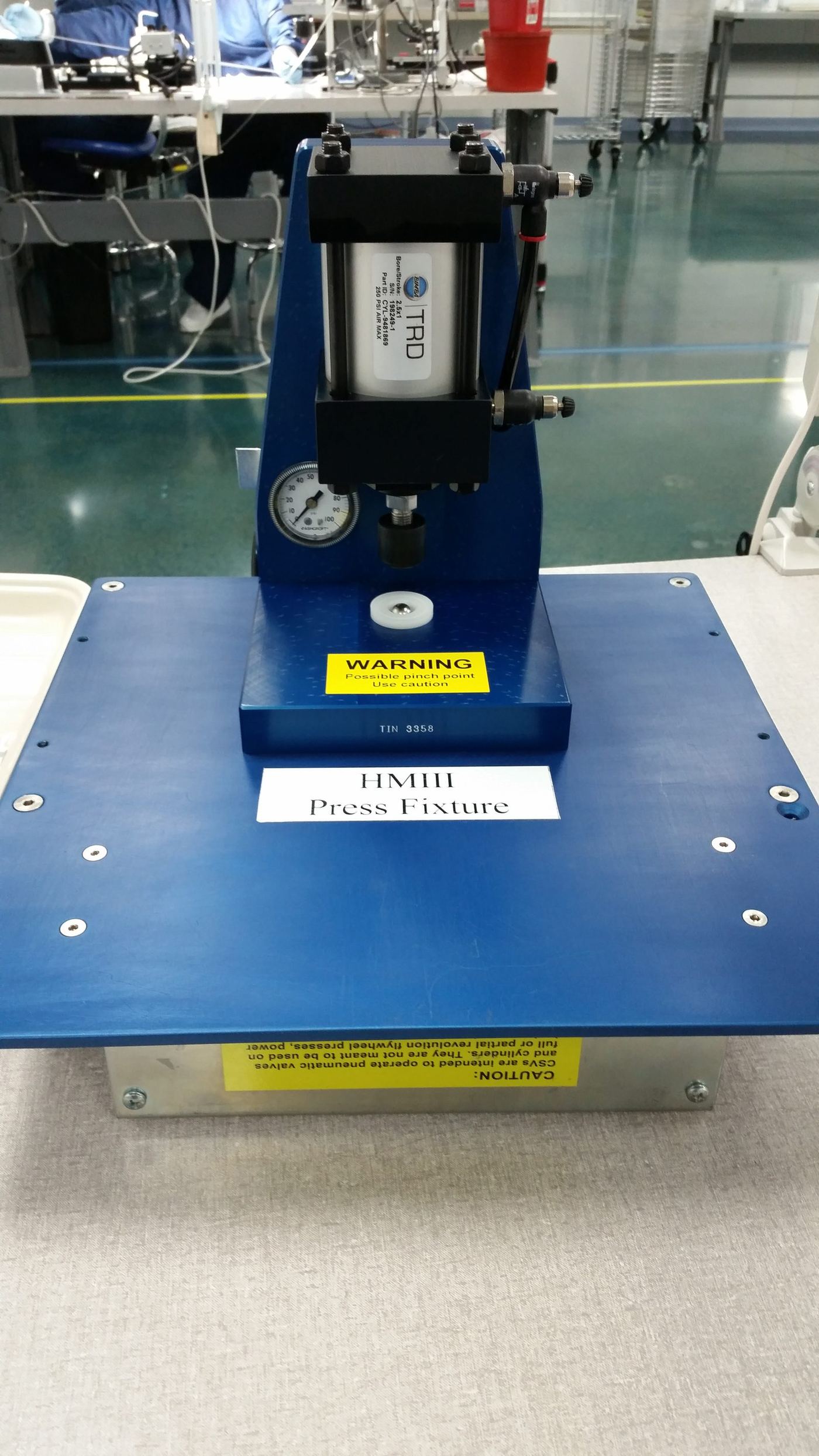 Interference-fit assembly press
