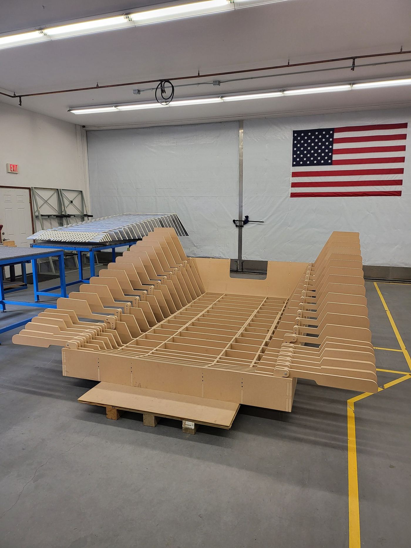 Sandwich panel composite form