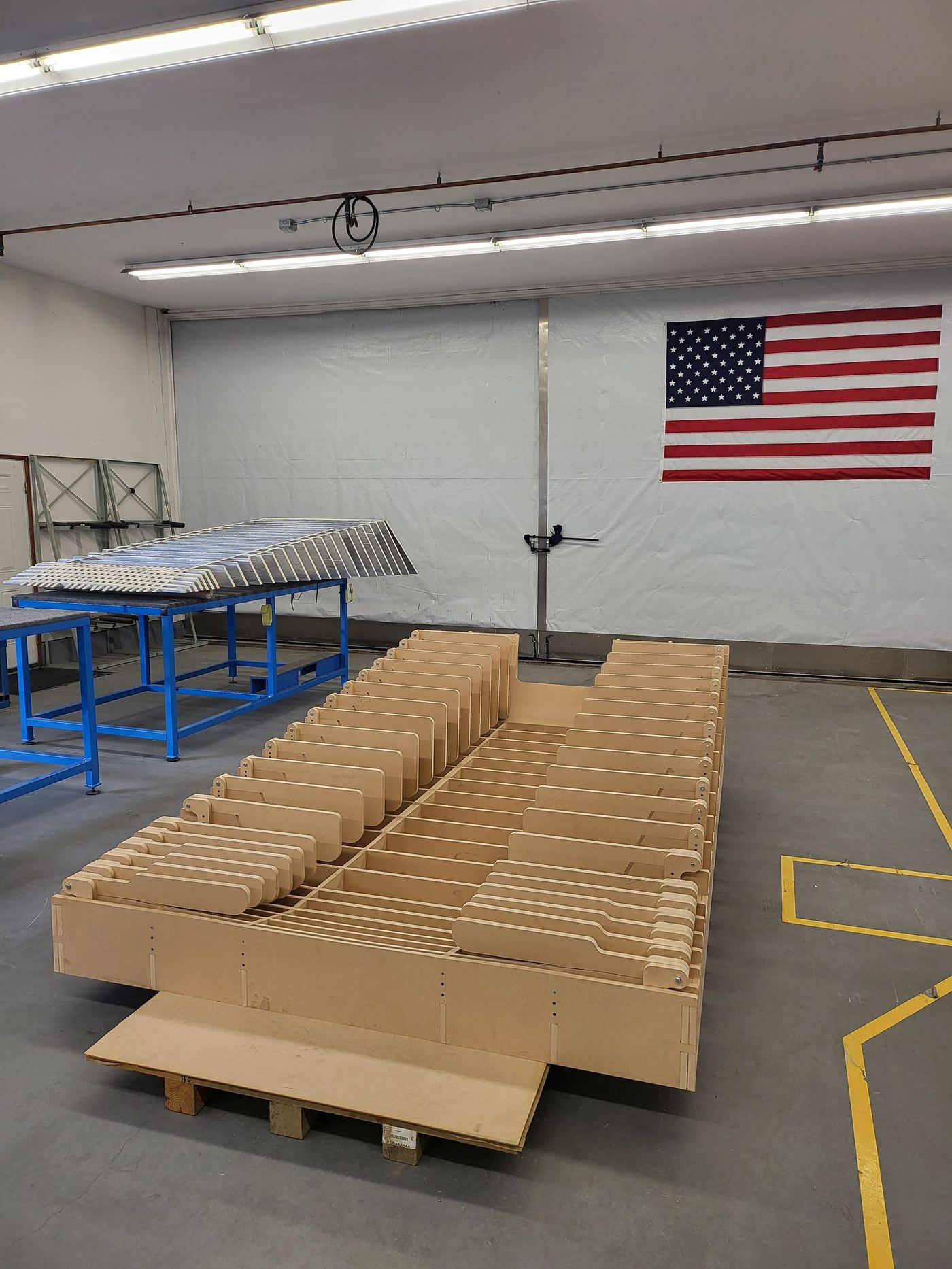 Sandwich panel composite form