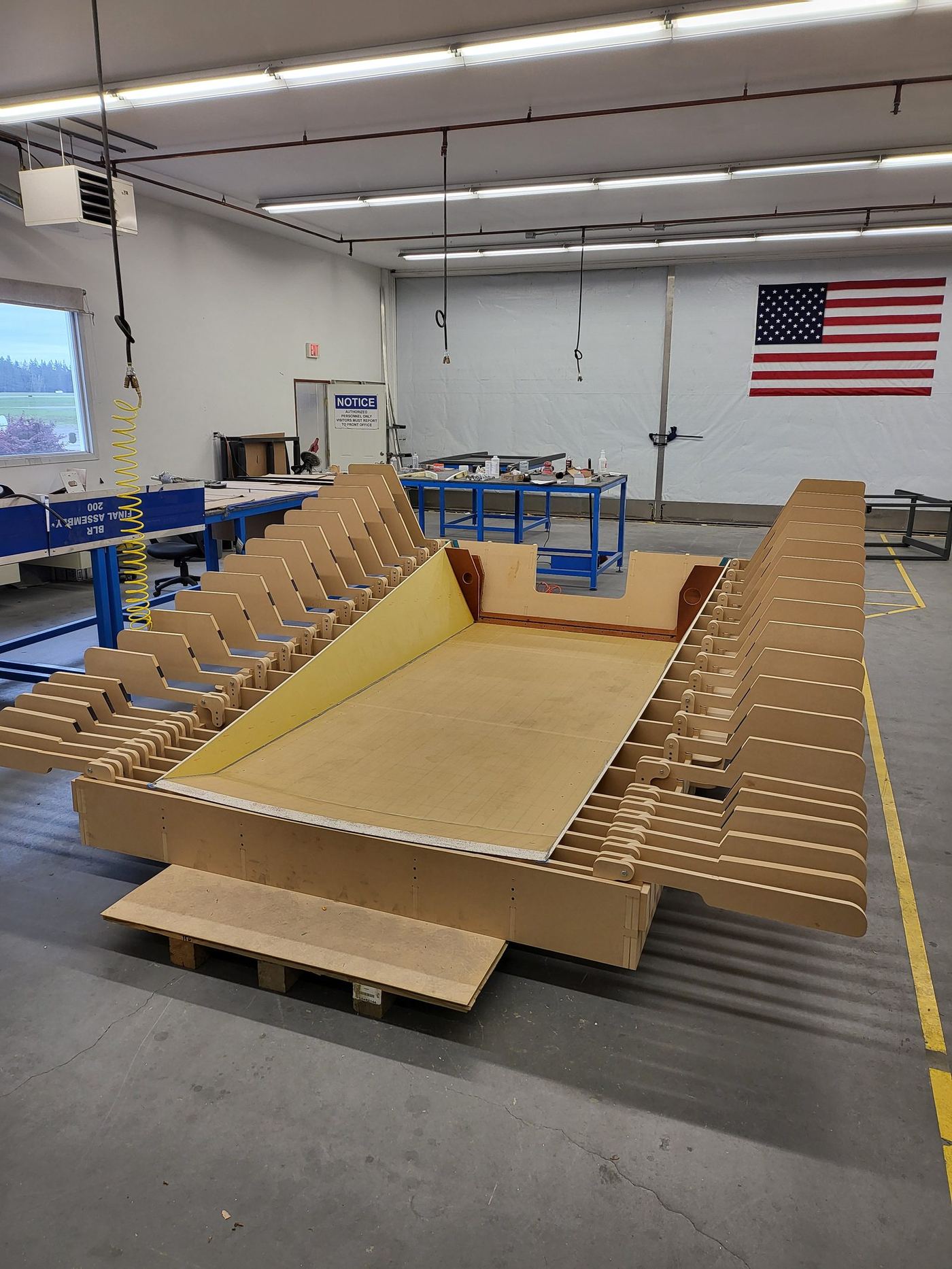Sandwich panel composite form