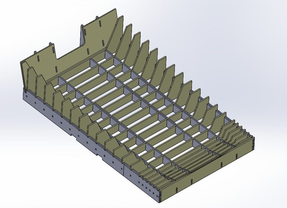 Sandwich panel composite form