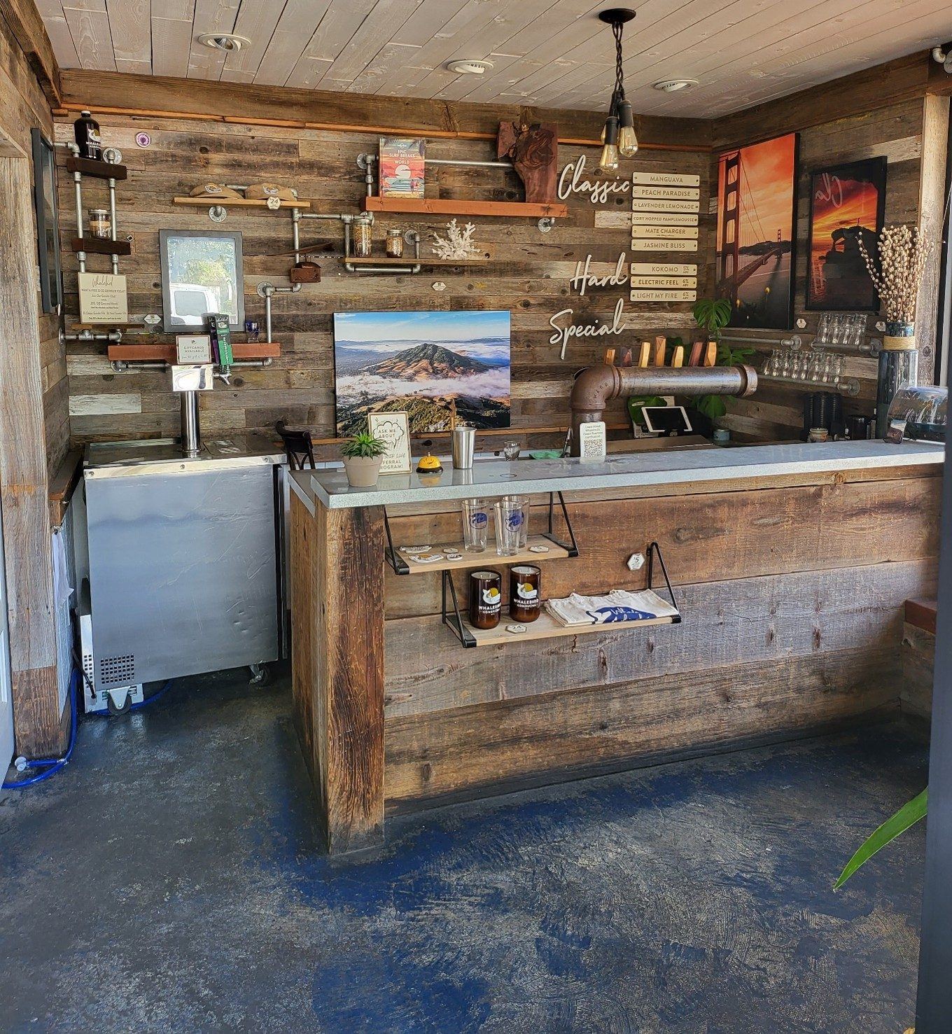 Tasting room buildout
