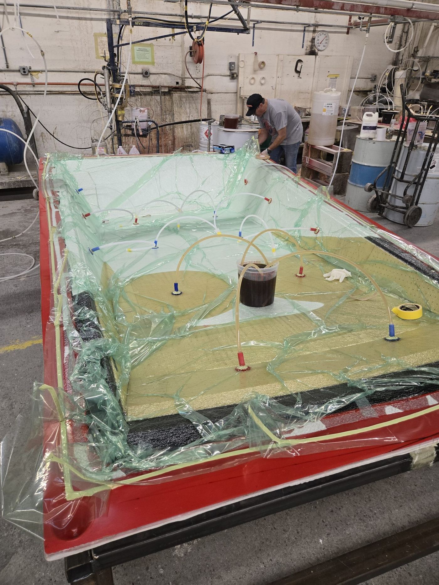 Mold and layup work