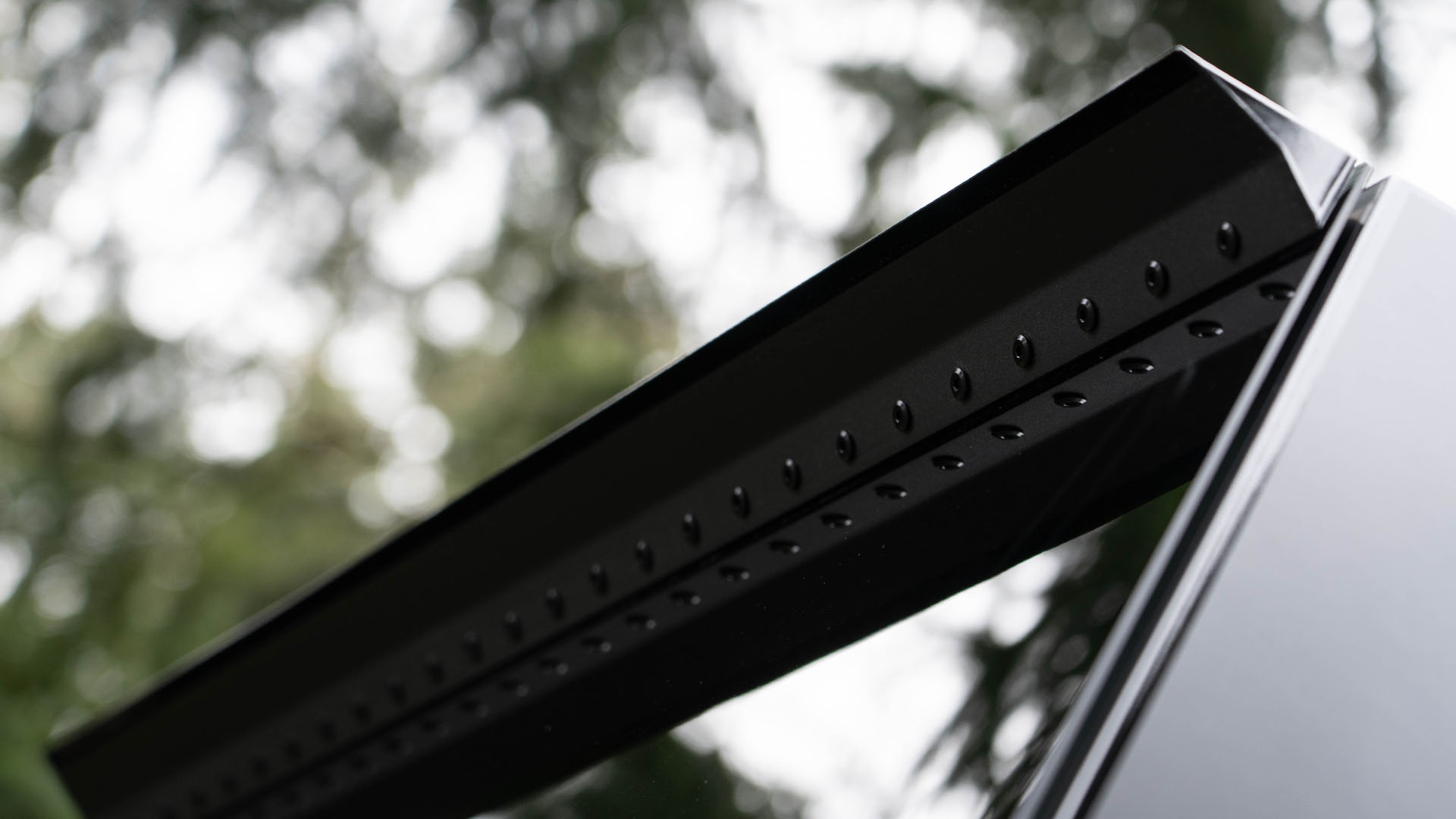 Rear spoiler installed on The Cap for better aerodynamics